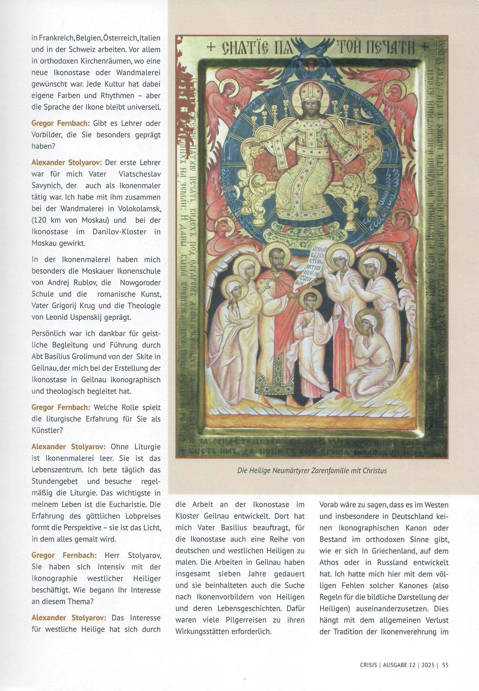 Alexander Stoljarov - Magazin CRISIS, Ausgabe 12