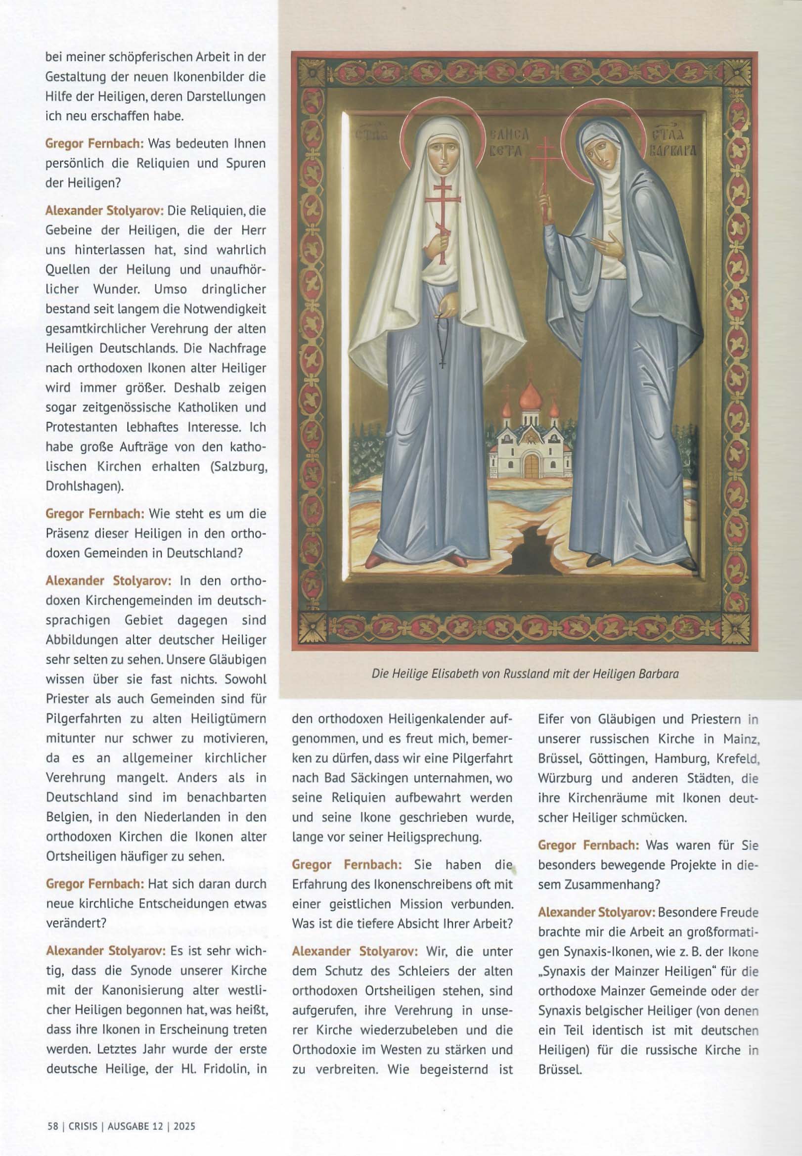 Alexander Stoljarov - Magazin CRISIS, Ausgabe 12